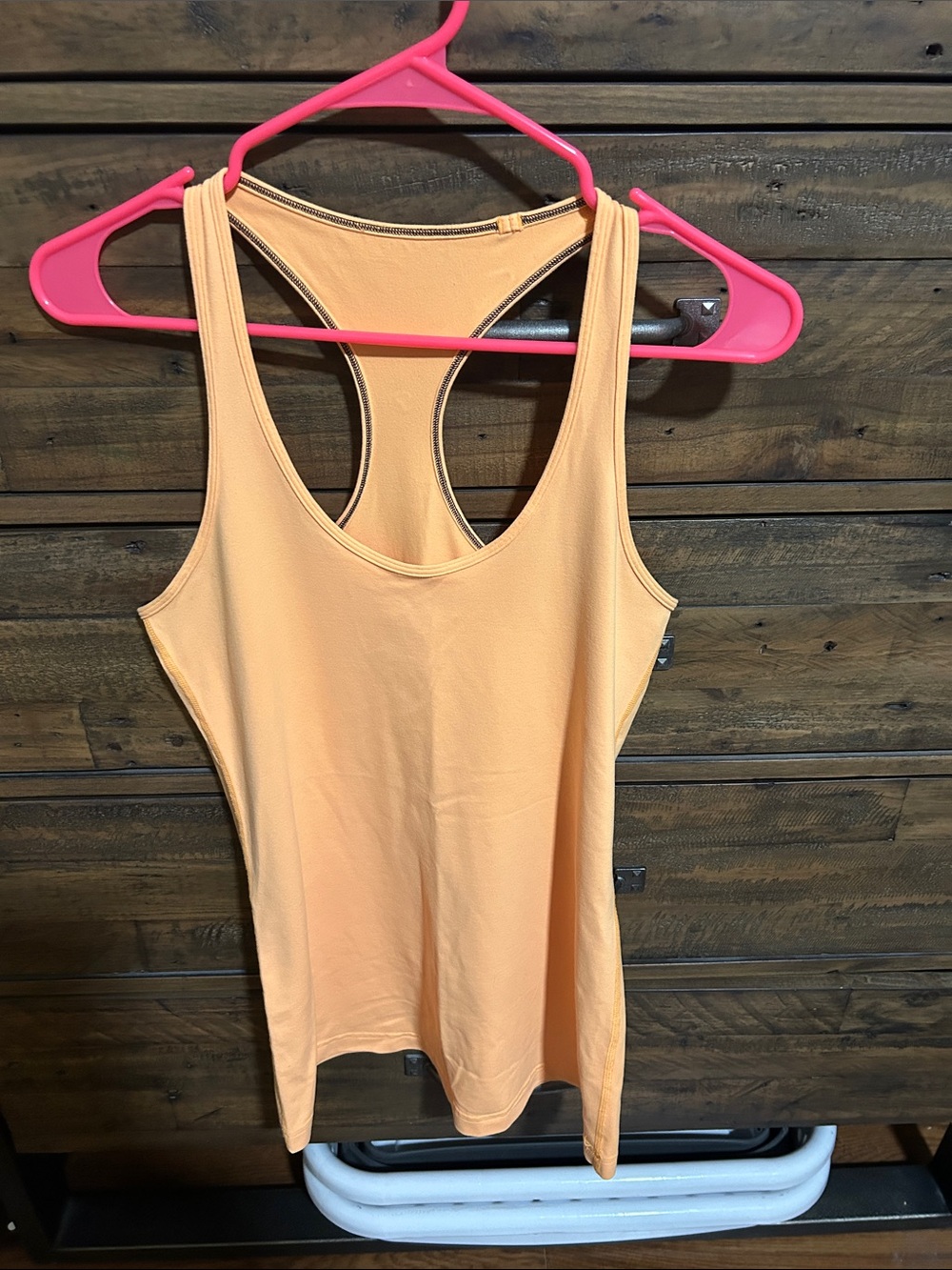 lululemon athletica Cool Racerback Tank Creamsicle Pop color. Yoga. Workout